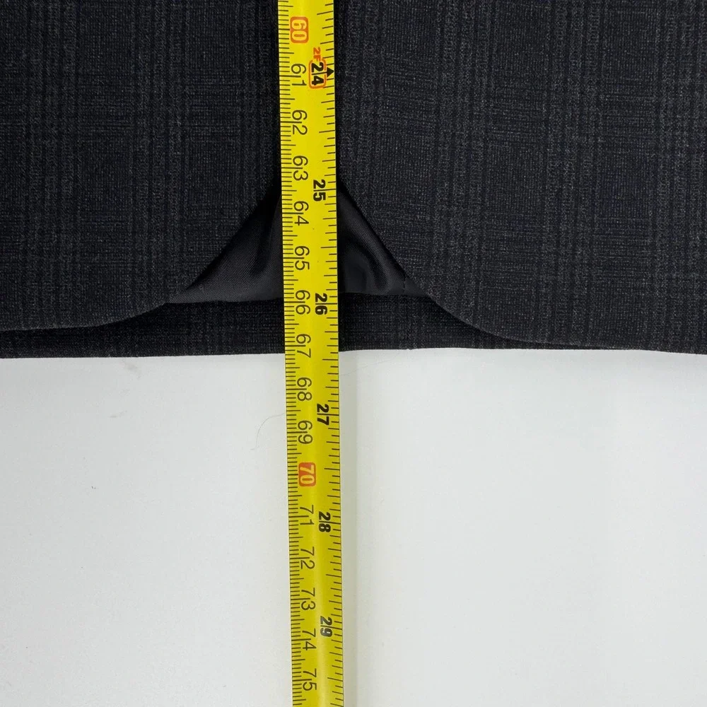 Reaction Kenneth Cole Techni Cole Boys Blazer Suit Jacket‎ Gray Plaid Size 16R